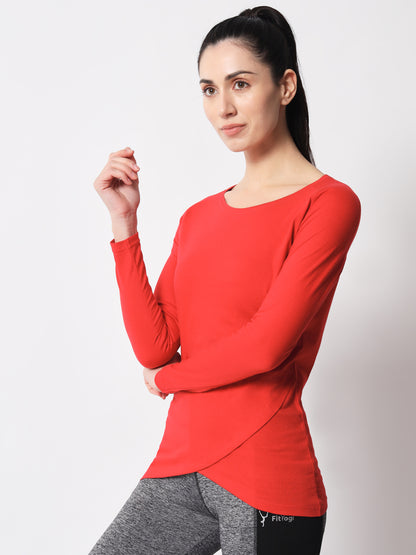 Appulse Women's Cross Over T-Shirt | Women | Premium Cotton | Activewear | Athleisure