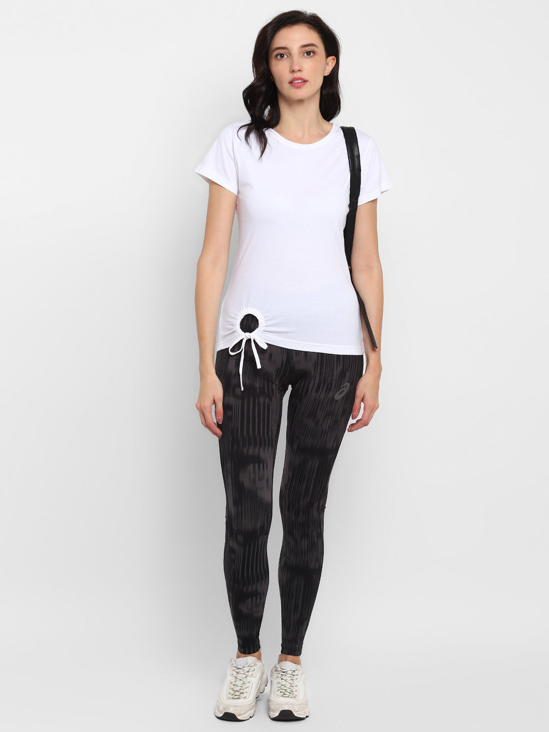 Appulse Women's Round Neck T-Shirt with Bottom Knot | Women | Premium Cotton | Activewear | Athleisure