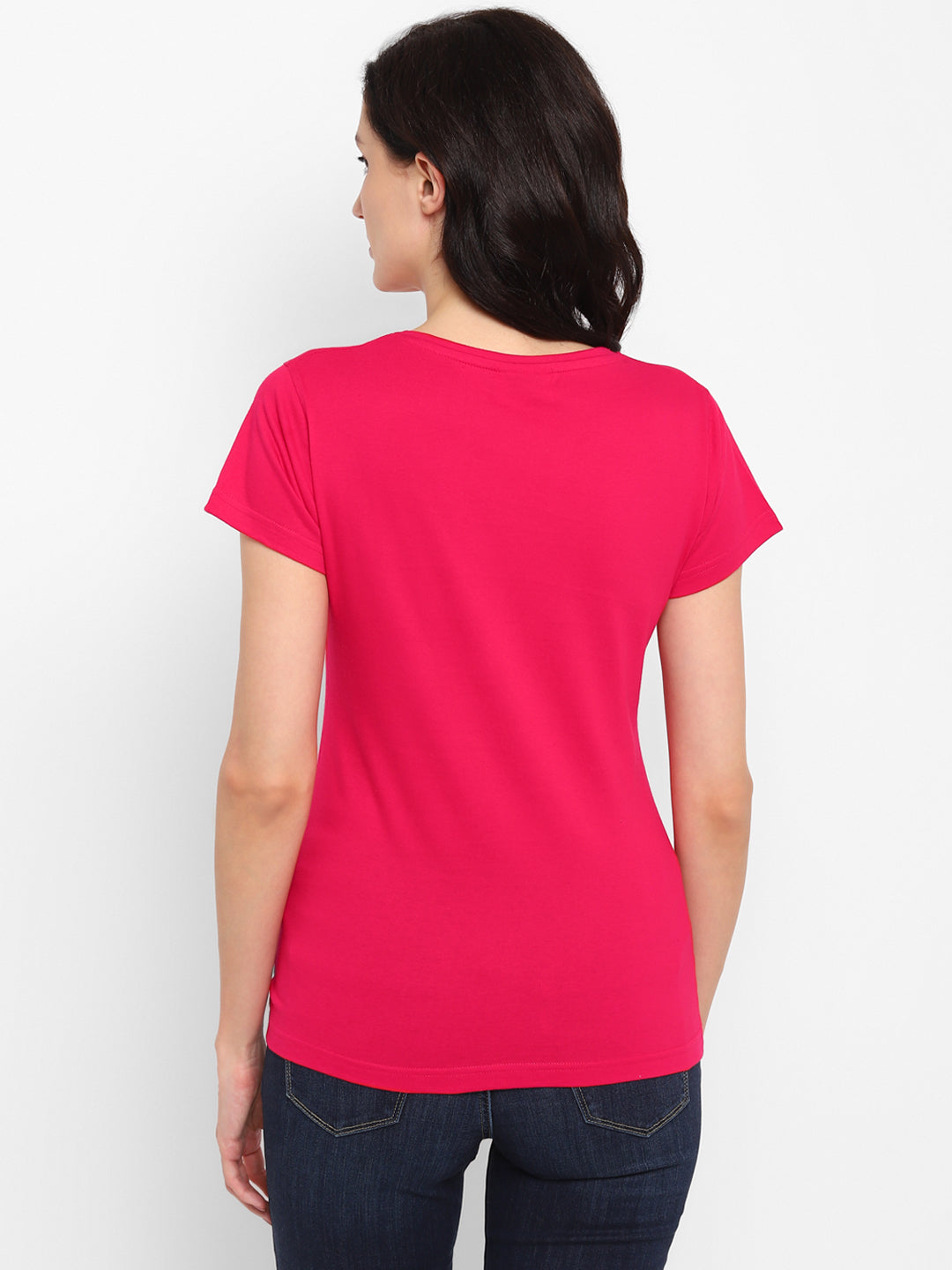 Appulse Women's Round Neck T-Shirt with Bottom Knot | Women | Premium Cotton | Activewear | Athleisure