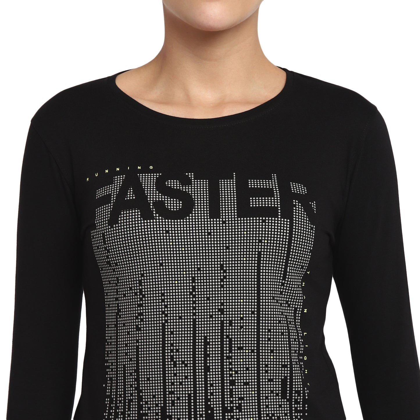Appulse Women's Printed Long Sleeve Thumb Hole Round Neck T-Shirt | Women | Premium Cotton | Activewear | Athleisure