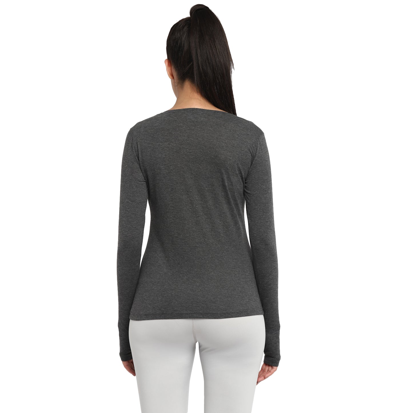 Appulse Women's Printed Long Sleeve Thumb Hole Round Neck T-Shirt | Women | Premium Cotton | Activewear | Athleisure