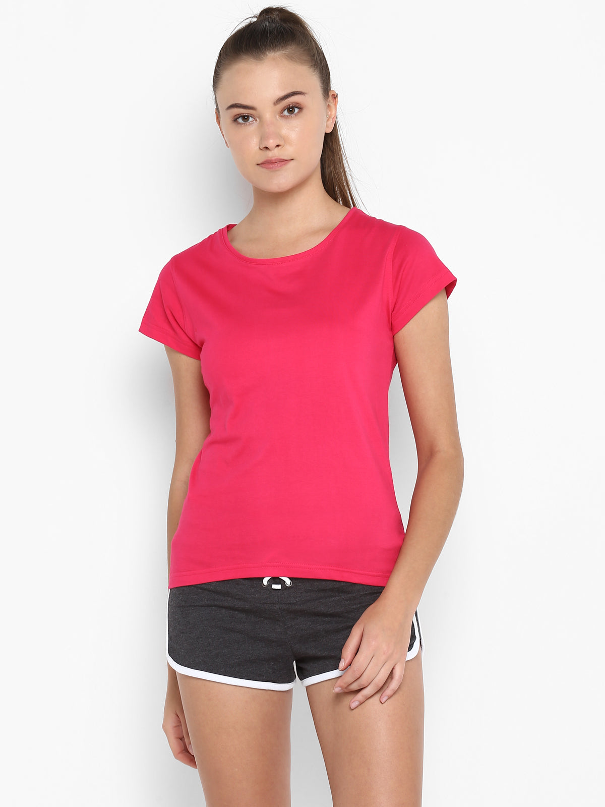 Appulse Women's Short Sleeve Round neck T-Shirt | Women | Premium Cotton | Activewear | Athleisure