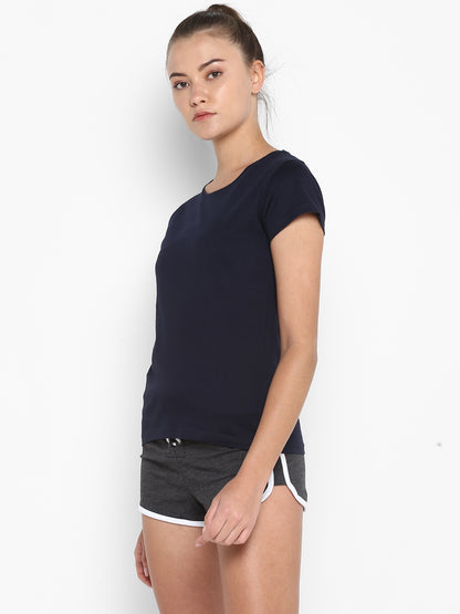 Appulse Women's Short Sleeve Round neck T-Shirt | Women | Premium Cotton | Activewear | Athleisure