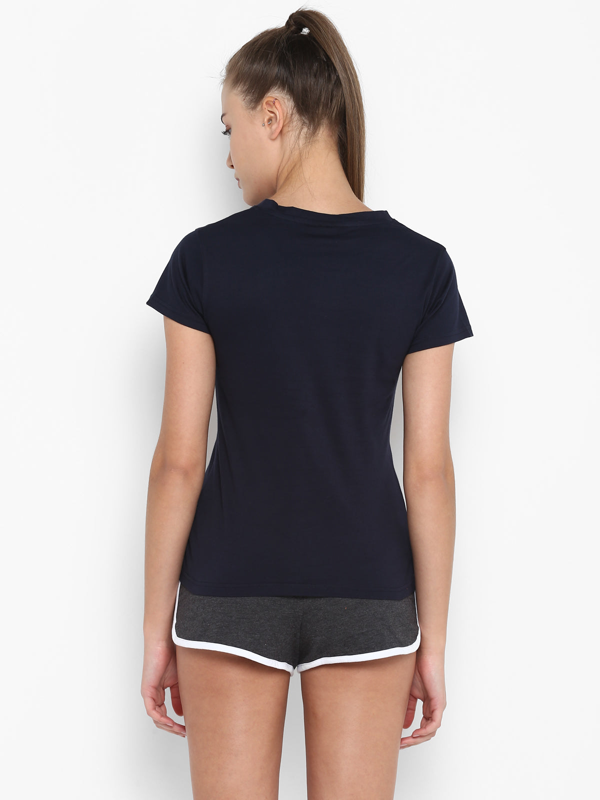 Appulse Women's Short Sleeve V Neck T-Shirt | Women | Premium Cotton | Activewear | Athleisure