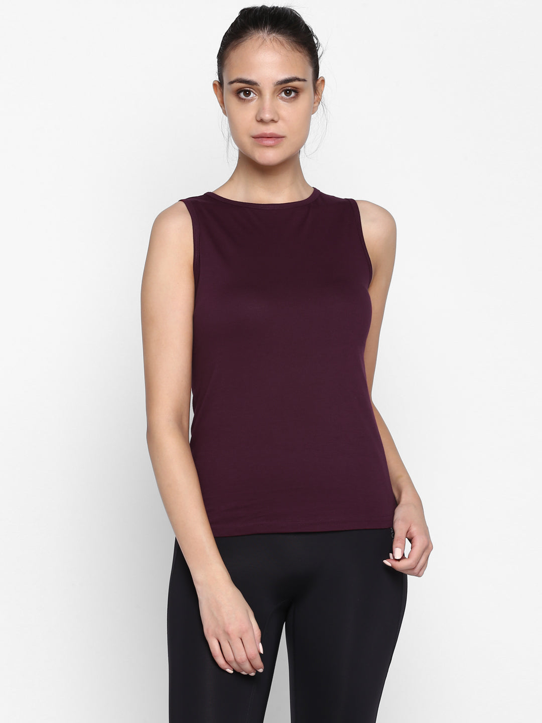 Appulse Women's Sleeveless Round neck T-Shirt | Women | Premium Cotton | Activewear | Athleisure
