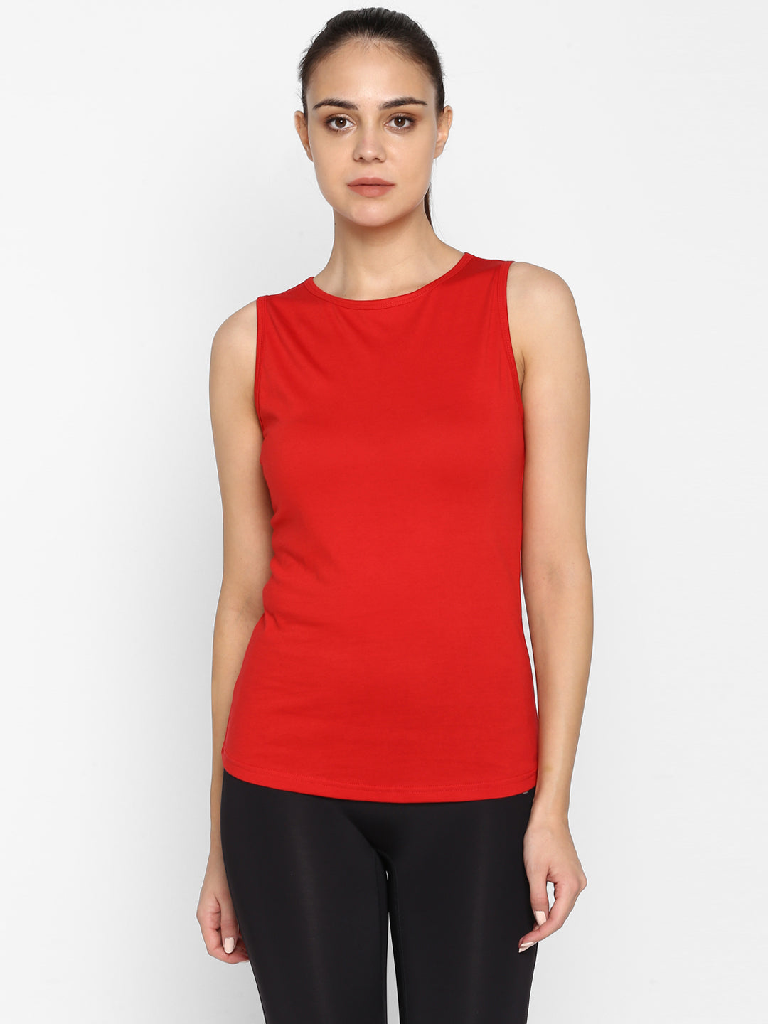 Appulse Women's Sleeveless Round neck T-Shirt | Women | Premium Cotton | Activewear | Athleisure