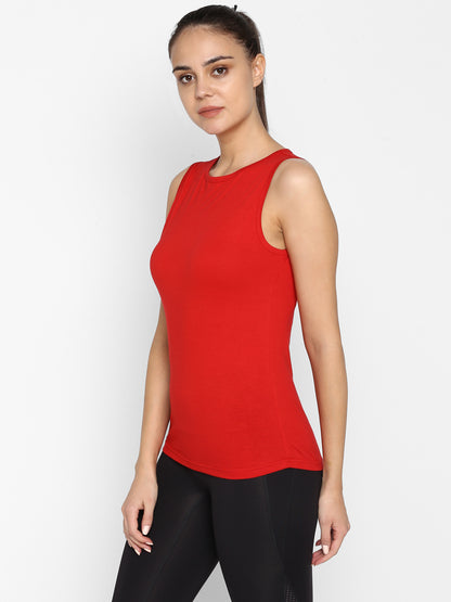 Appulse Women's Sleeveless Round neck T-Shirt | Women | Premium Cotton | Activewear | Athleisure