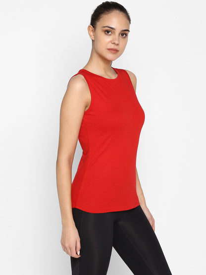 Appulse Women's Sleeveless Round neck T-Shirt | Women | Premium Cotton | Activewear | Athleisure