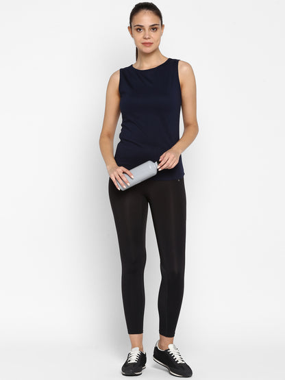 Appulse Women's Sleeveless Round neck T-Shirt | Women | Premium Cotton | Activewear | Athleisure