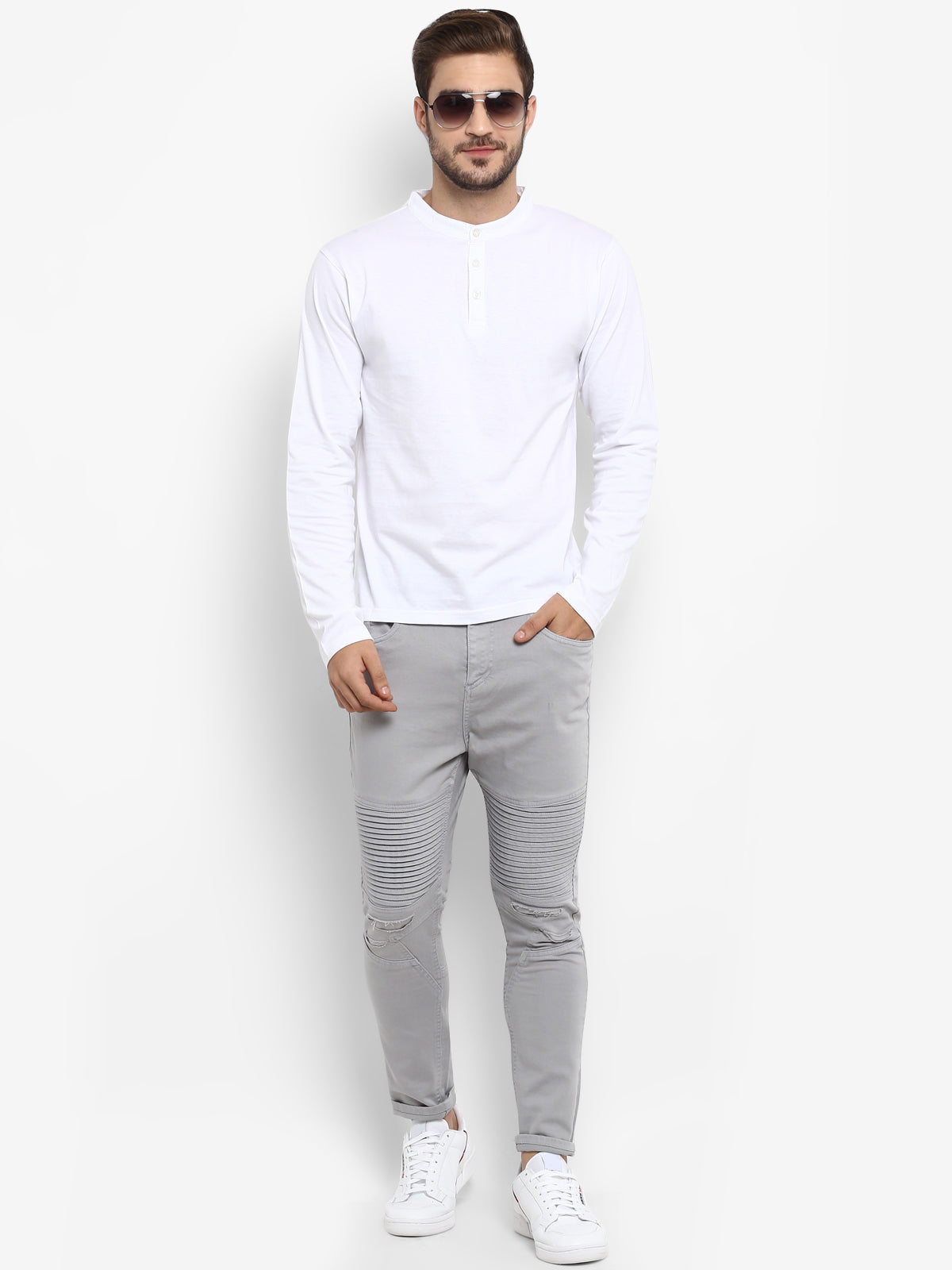 Ap'pulse Men's Madrid Polo Long Sleeve Tshirt