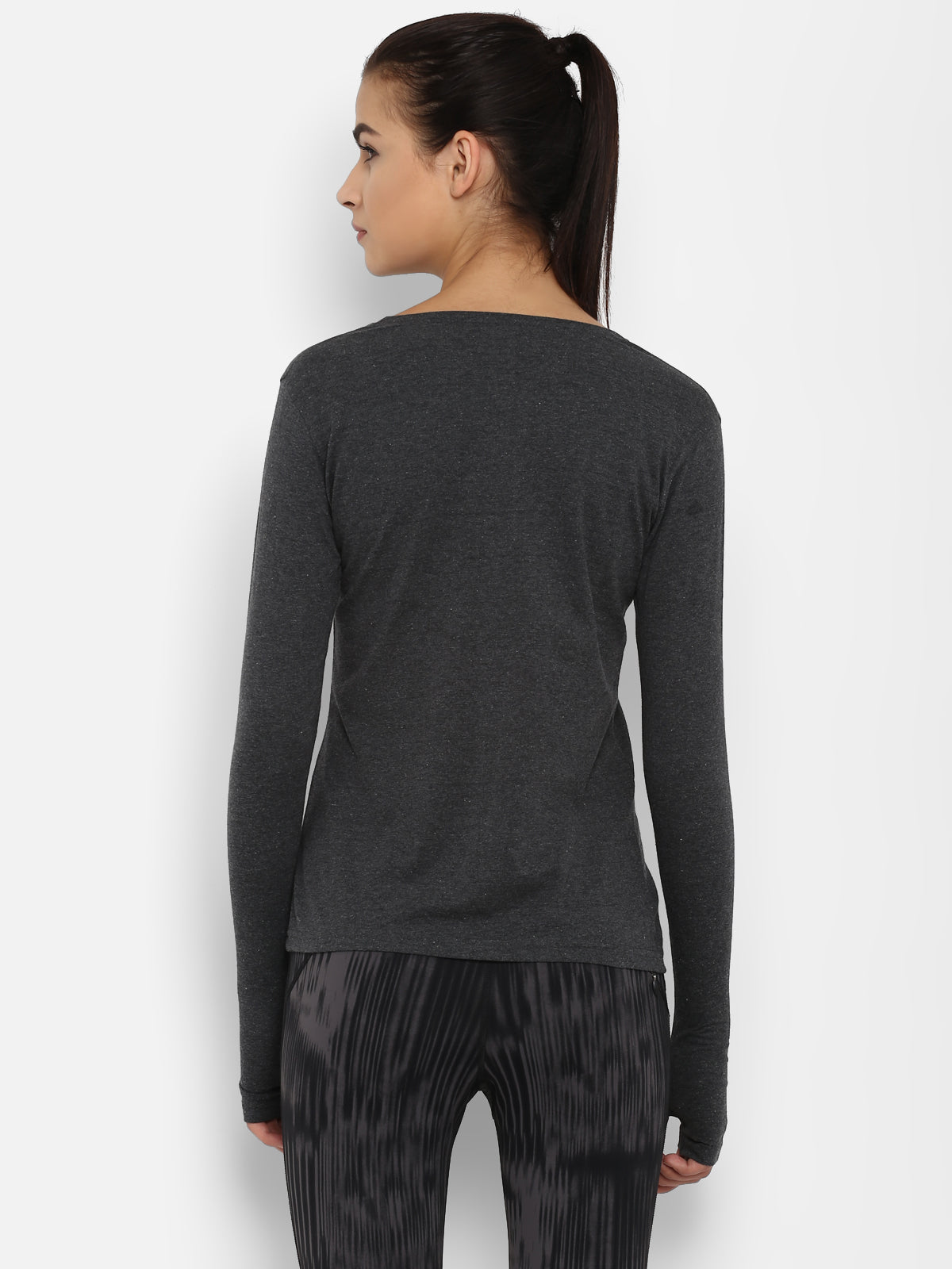 Appulse Women's Round Neck Long Sleeve Thumopen T-Shirt | Women | Premium Cotton | Activewear | Athleisure