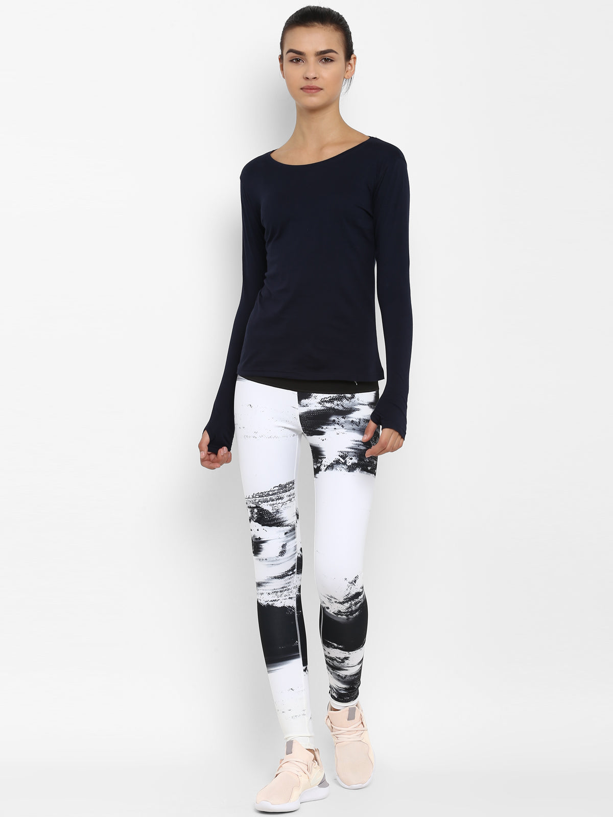 Appulse Women's Round Neck Long Sleeve Thumopen T-Shirt | Women | Premium Cotton | Activewear | Athleisure