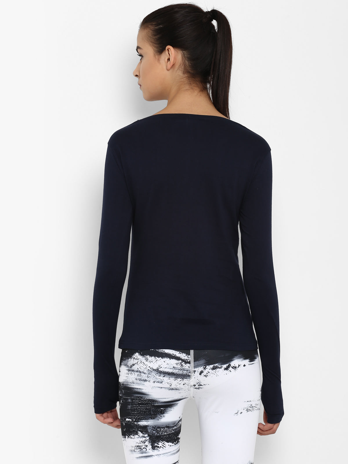 Appulse Women's Round Neck Long Sleeve Thumopen T-Shirt | Women | Premium Cotton | Activewear | Athleisure