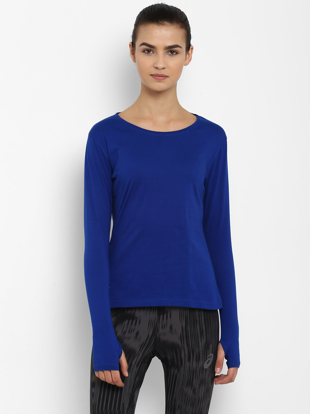 Appulse Women's Round Neck Long Sleeve Thumopen T-Shirt | Women | Premium Cotton | Activewear | Athleisure