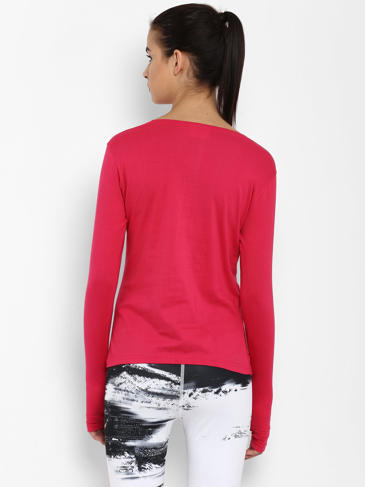 Appulse Women's Round Neck Long Sleeve Thumopen T-Shirt | Women | Premium Cotton | Activewear | Athleisure