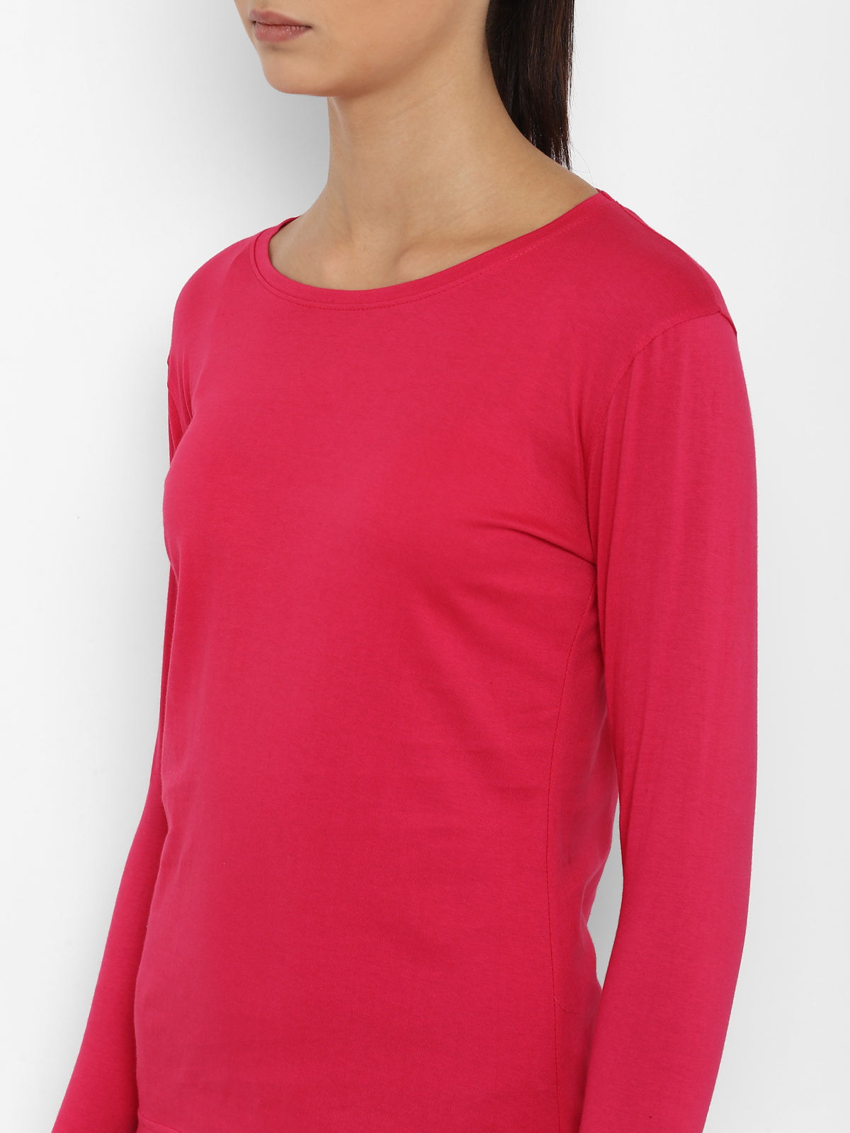Appulse Women's Round Neck Long Sleeve Thumopen T-Shirt | Women | Premium Cotton | Activewear | Athleisure