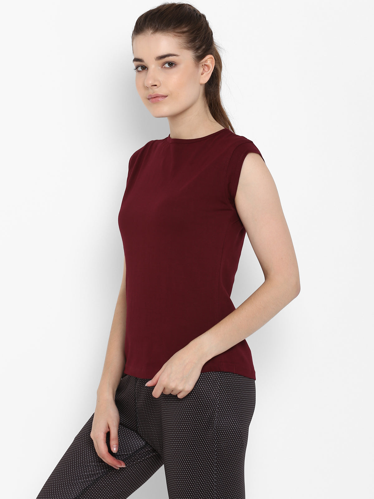 Appulse Women's Cap SleeveT-Shirt | Women | Premium Cotton | Activewear | Athleisure