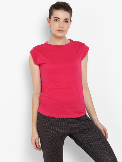 Appulse Women's Cap SleeveT-Shirt | Women | Premium Cotton | Activewear | Athleisure