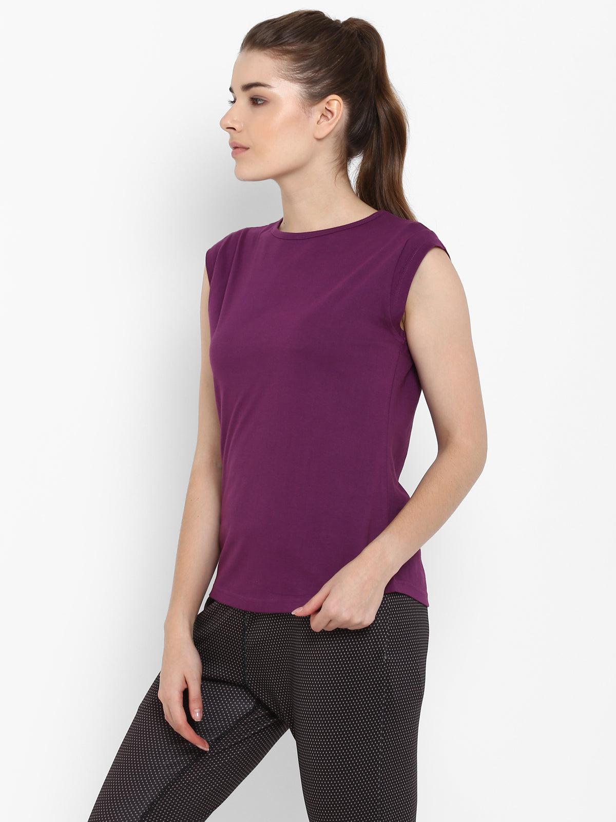 Appulse Women's Cap SleeveT-Shirt | Women | Premium Cotton | Activewear | Athleisure
