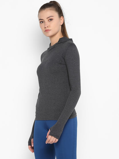 Appulse Women's Hoodie Long Sleeve Thumb Hole | Women | Premium Cotton | Activewear | Athleisure